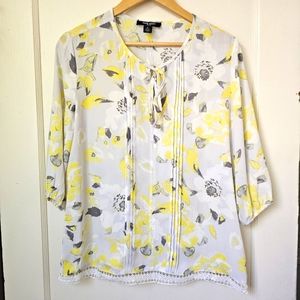 Nine West floral blouse (S)